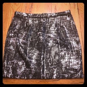 Michael Kors metallic skirt size 6